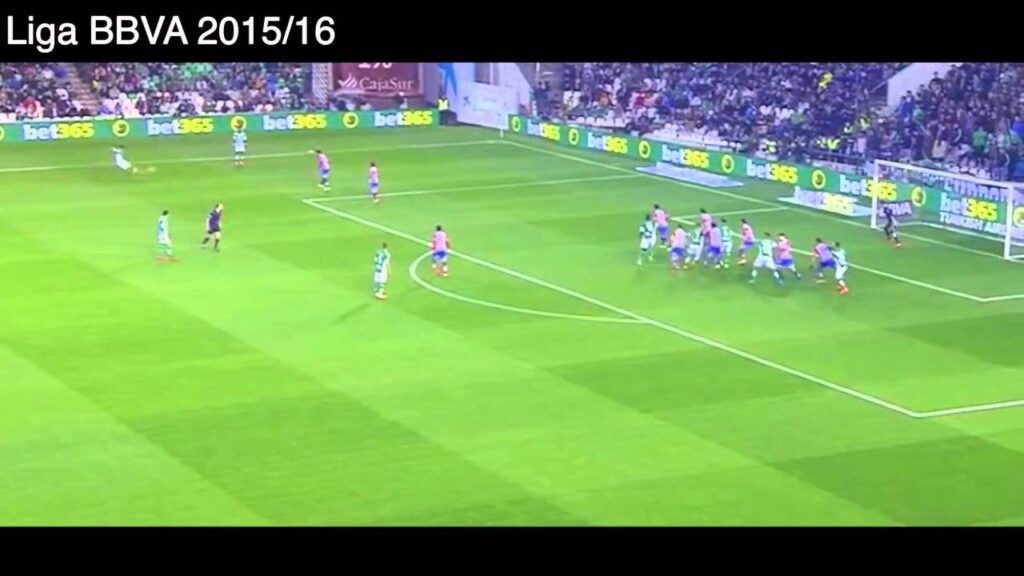 Gol de Pezzella - Betis 1 - Sporting Gijón
