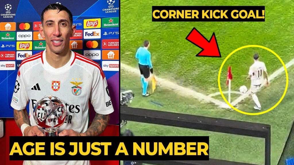 Di Maria REACTION after got MOTM with his CORNER KICK GOAL vs RB Salzburg | Football News Today