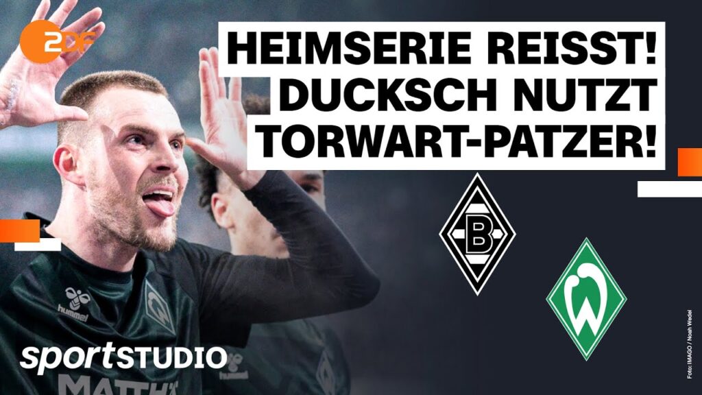 Borussia Mönchengladbach – Werder Bremen | Bundesliga, 15. Spieltag Saison 2023/24 | sportstudio