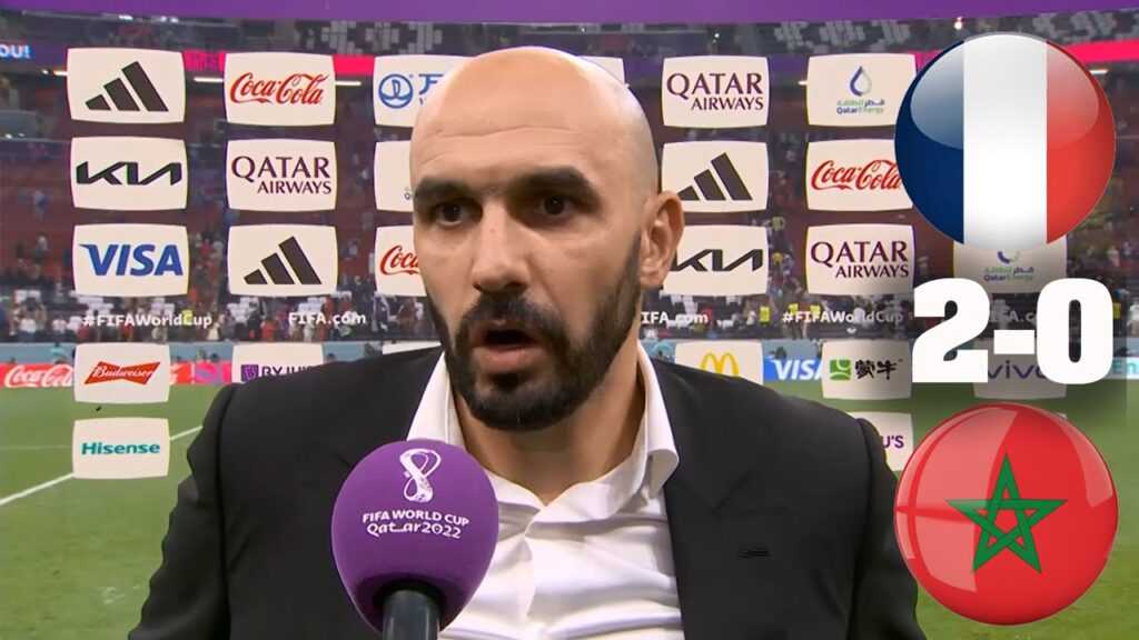 Walid Regragui I France 2-0 Morocco Post Match Interview I World Cup Qatar 2022 🏆 🇫🇷🗨️