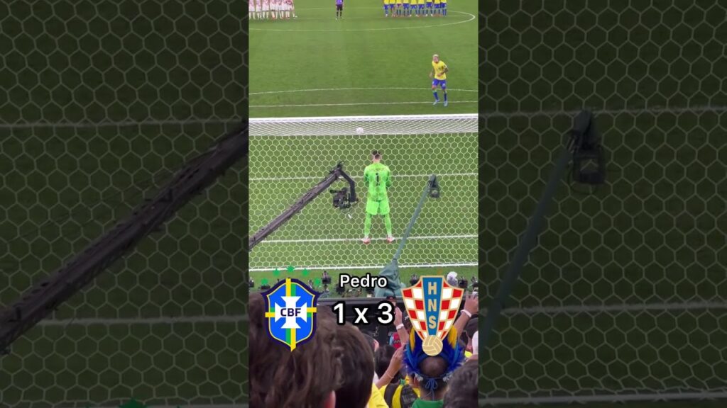 BRAZIL vs CROATIA penalty | FIFA World Cup 2022!! #shorts