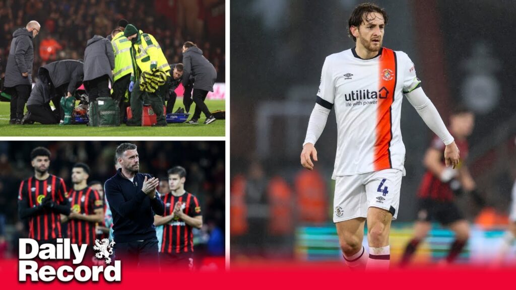 Luton captain Tom Lockyer stable after suffering cardiac arrest during EPL match against Bournemouth