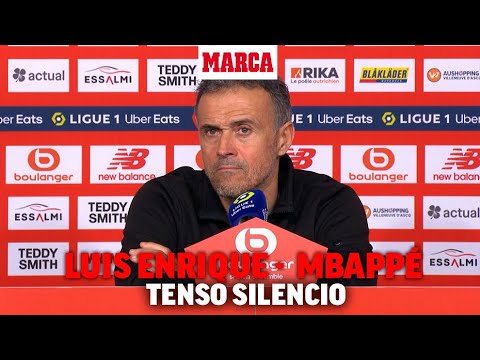 Los tensos 10 segundos de silencio de Luis Enrique tras una pregunta sobre Mbappé I MARCA