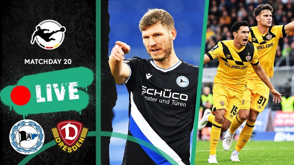 LIVE 🔴 Arminia Bielefeld vs. Dynamo Dresden | Full Game | 3rd Division 2023/24