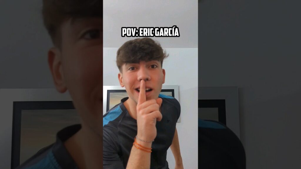 🤯 ERIC GARCÍA CALLANDO BOCAS 😎 #futbol #humor