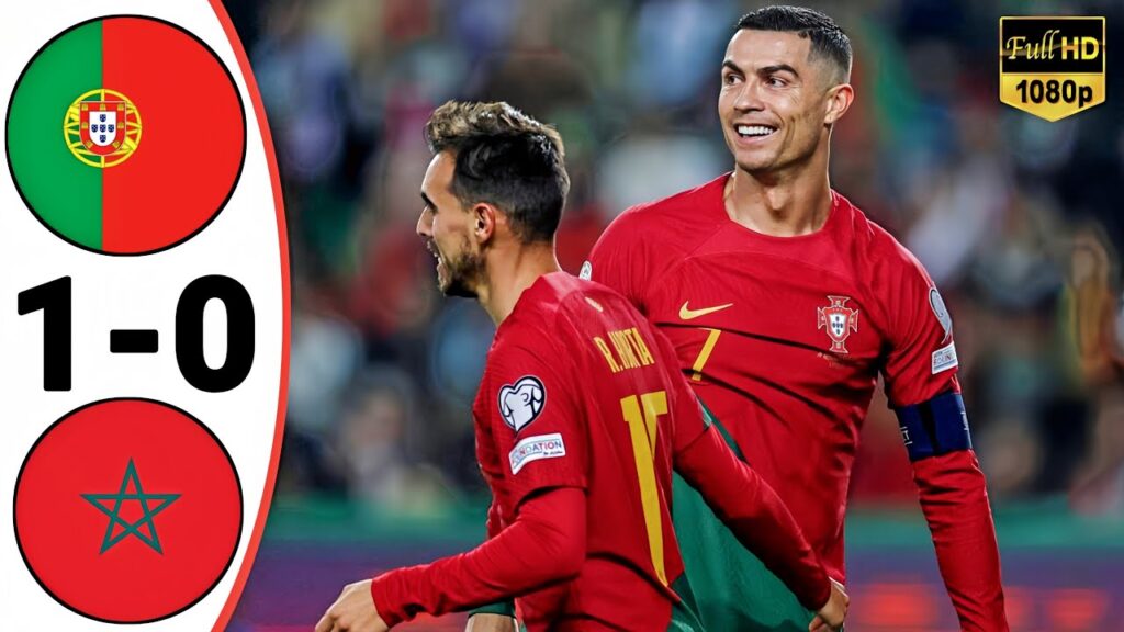 Portugal vs Morocco 1-0 | Ronaldo Scores Again World Cup Qualifiers Highlights & Goals