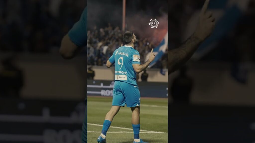 The backdrop to Mitrovic's penalty🔥#yallarsl #roshnsaudileague