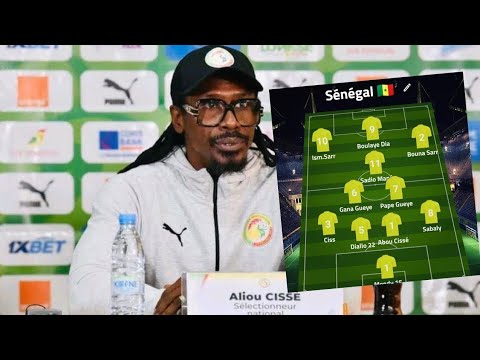 Voici L'équipe Type la plus probable d'Aliou Cissé pour la CAN 2024