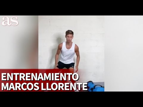 Marcos Llorente muestra el exigente entrenamiento que les manda el Profe Ortega