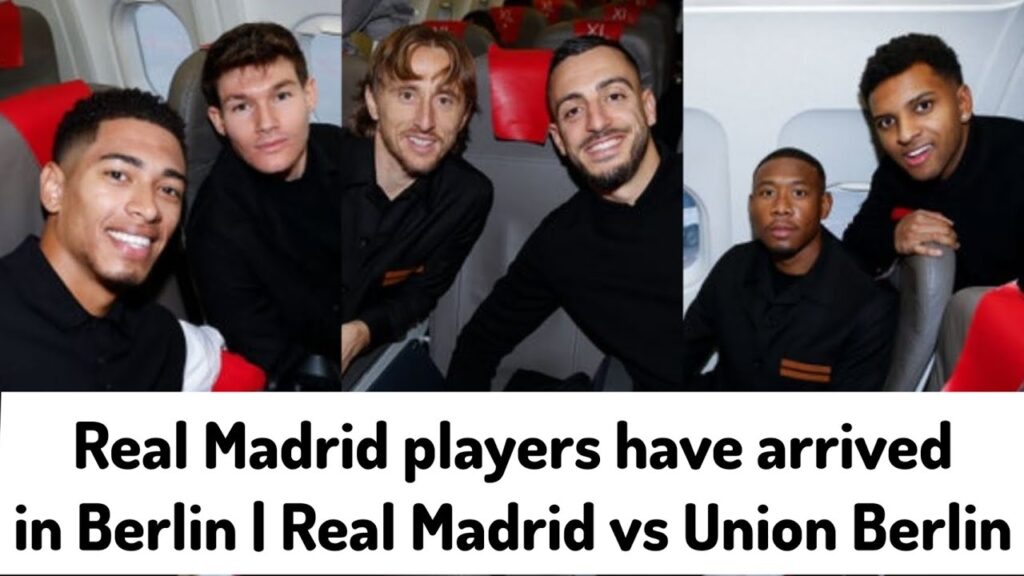 Real Madrid arrived in Berlin | Bellingham | Rodrygo | No Arda Güler.