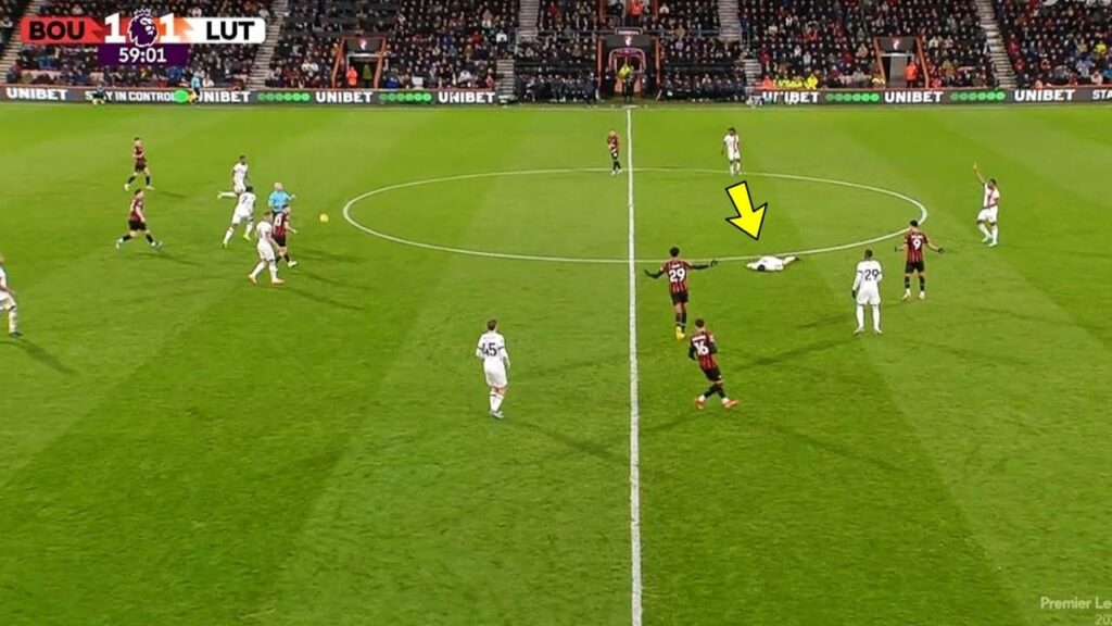 😱😰Luton Town Captain Tom Lockyer Collapses on Pitch as Bournemouth vs Luton Town match suspended😳😨