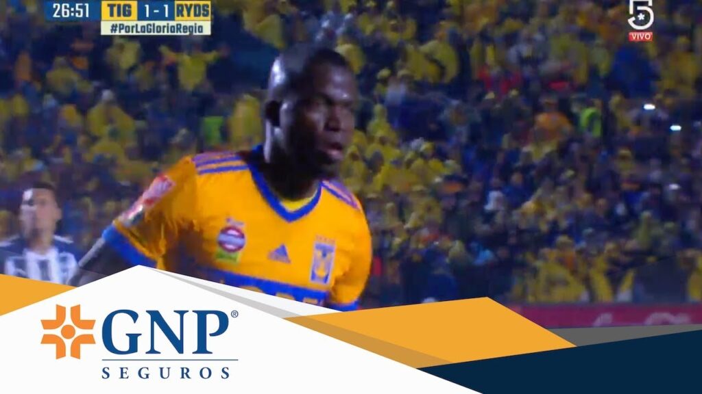 Gol de Enner Valencia | Tigres 1 - 1 Monterrey | Final ida A17 | Presentado por GNP Seguros
