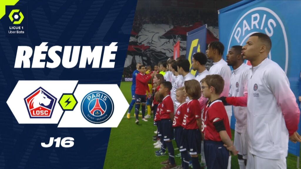 LOSC LILLE - PARIS SAINT-GERMAIN (1 - 1) - Résumé - (LOSC - PSG) / 2023-2024