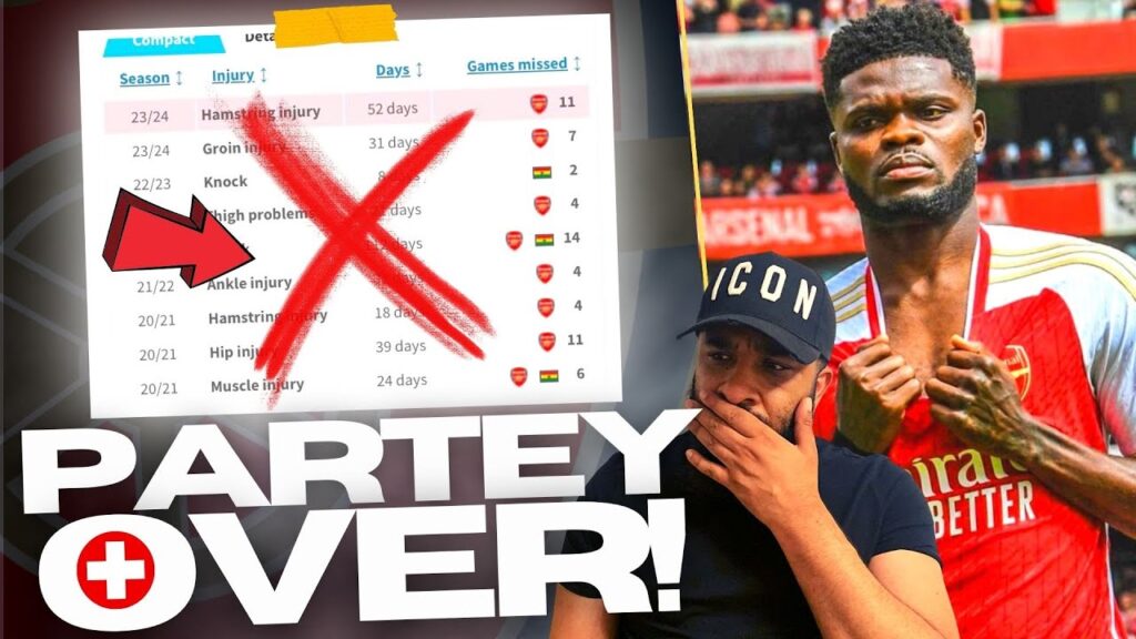Thomas Partey's injury record could END his Arsenal Career TODAY - HERE'S WHY