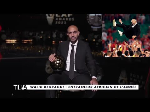 Walid Regragui interview sur son année 2023 féerique avec l'équipe et les joueurs du MAROC