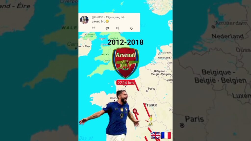 Olivier Giroud #football #worldcup #fooballshorts #france #arsenal