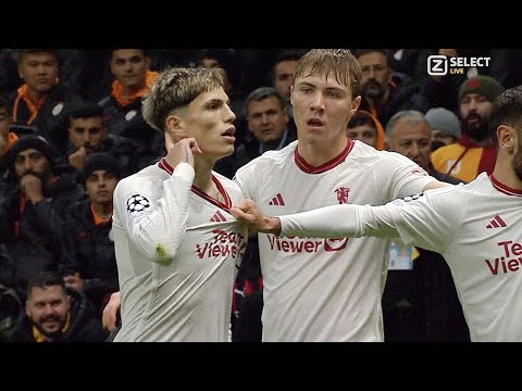 😱Garnacho Goal & Hakim Ziyech 2 Free-kick Goals in Galatasaray vs Man United!