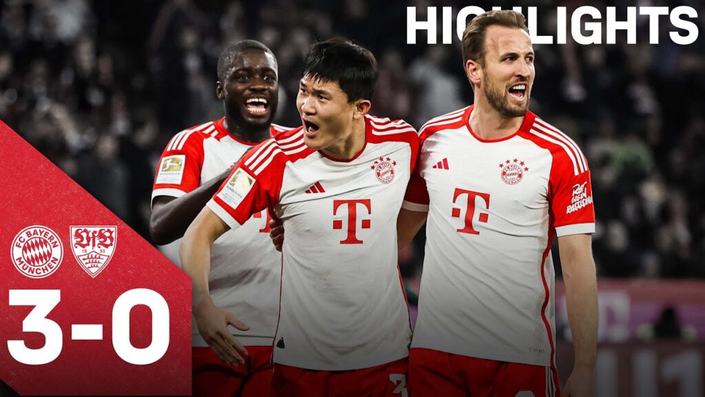 Victory Thanks To Kane & Kim! | FC Bayern vs. VfB Stuttgart 3-0 | Highlights