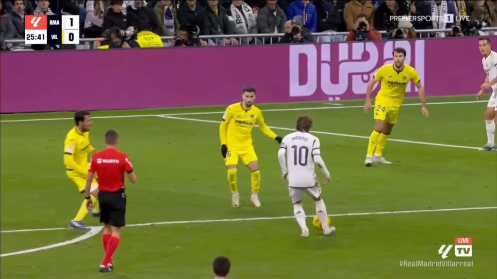 Luka Modric Masterclass vs Villarreal (WHAT AN ASSIST)