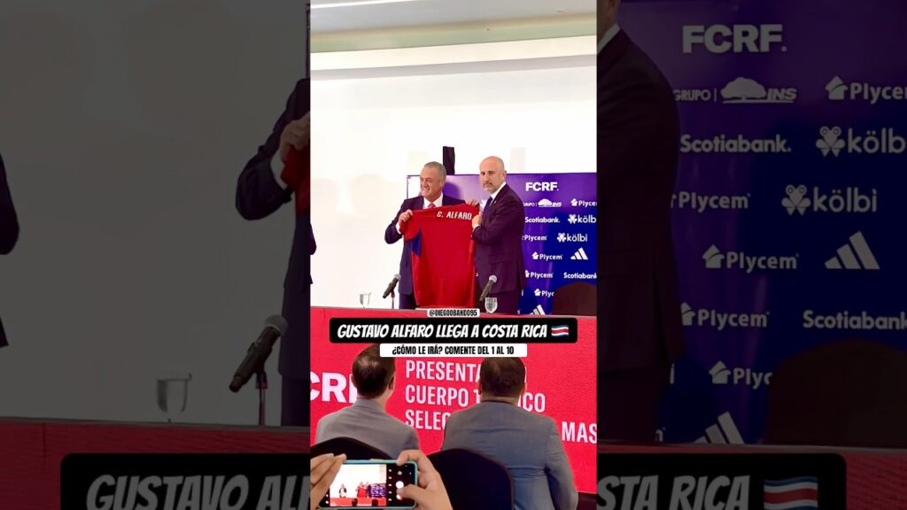Gustavo Alfaro llega a Costa Rica de forma oficial 🇨🇷⚽️🎓