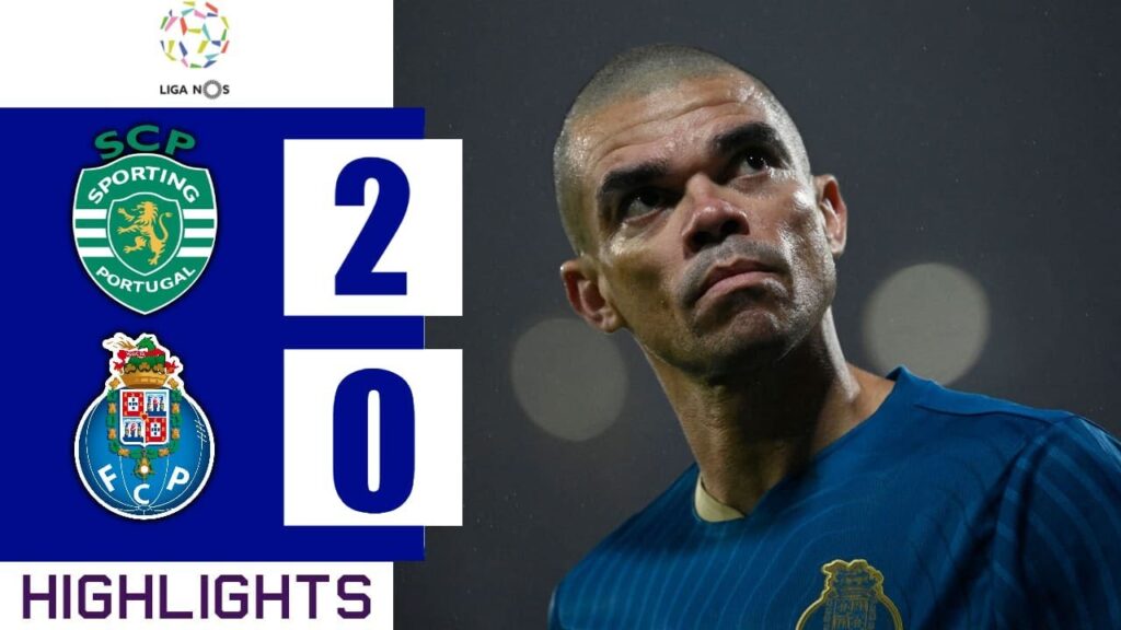 Pepe RED CARD | Sporting vs Porto 2-0 Extended Highlights | Liga Portugal 2023/24