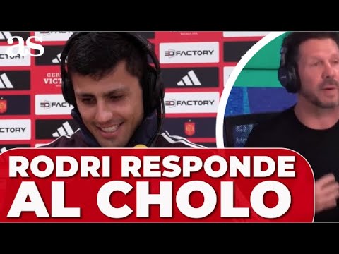 RODRI responde al CHOLO SIMEONE sobre la PREMIER LEAGUE