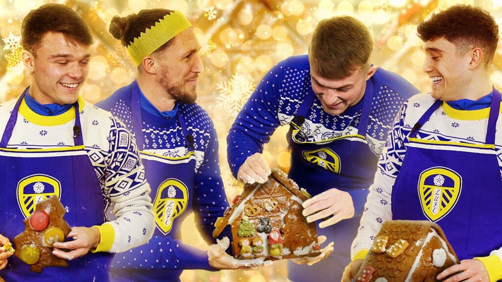 Festive Bake Off! 🎄 Dan James, Luke Ayling, Jamie Shackleton, Joe Gelhardt