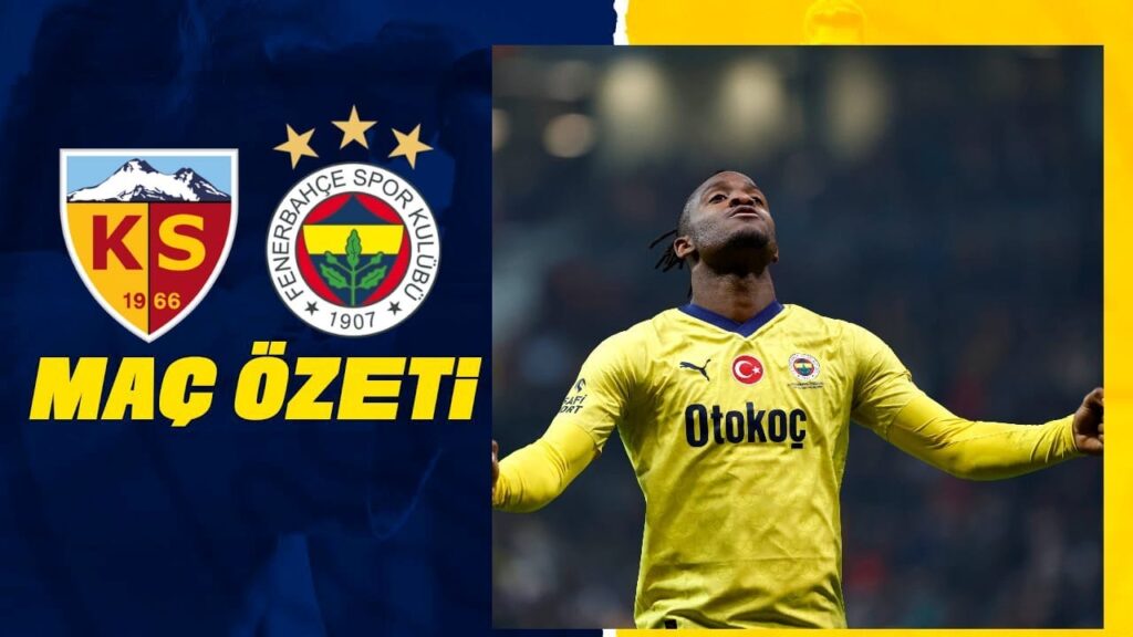 Michy Batshuayi Penalty Golü | Kayserispor - Fenerbahçe 3-4 MAÇ ÖZETI | Süper Lig 2023/24