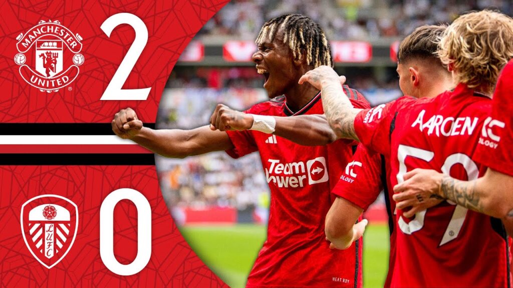 Youngsters Put On A Show! 🔥 | Man Utd 2-0 Leeds | 2023/24 Pre-Season