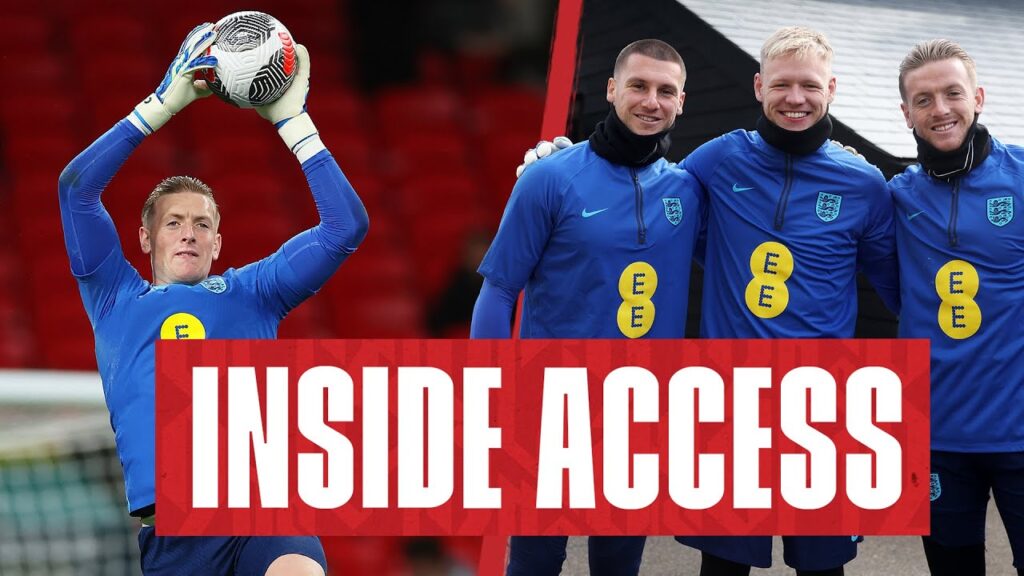 "Shapes Are For Saturday" Walker The GK & We Go Behind The Scenes Of Pickford's Pre Match Warm Up