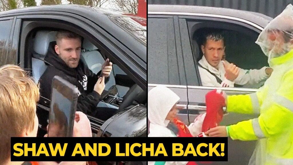 Luke Shaw and Lisandro Martinez IS BACK at Carrington training today | Manchester United News