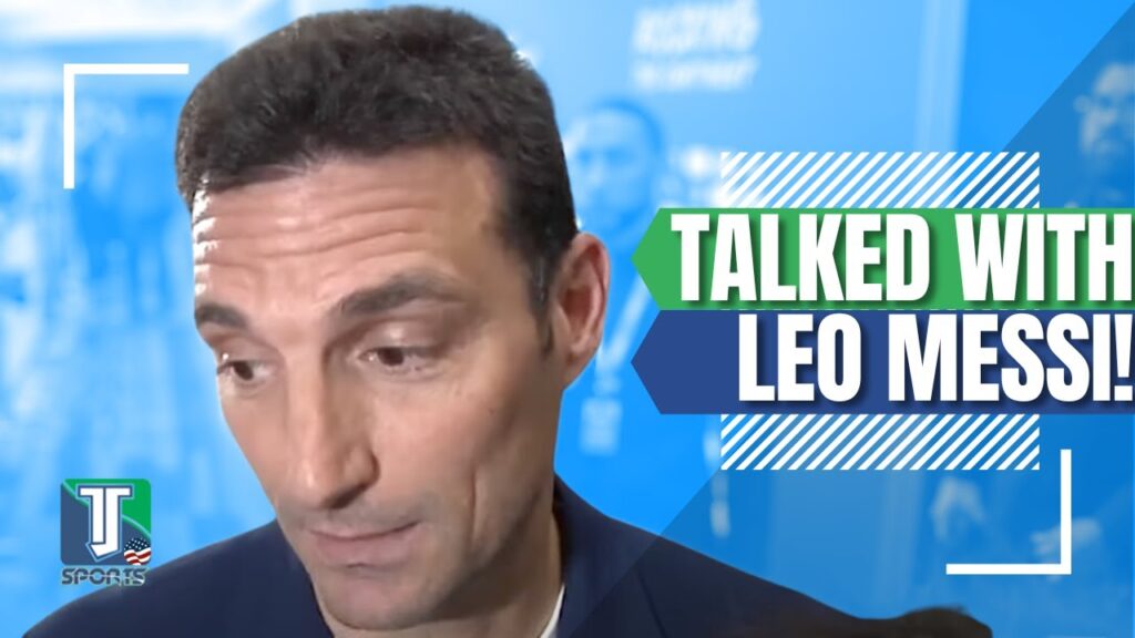 Lionel Scaloni TALKING to Messi before DECIDING Argentina FUTURE