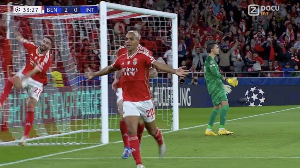 Joao Mario Hattrick Goals,Benfica vs Inter Milan (3-0) All Goals and Match Highlights