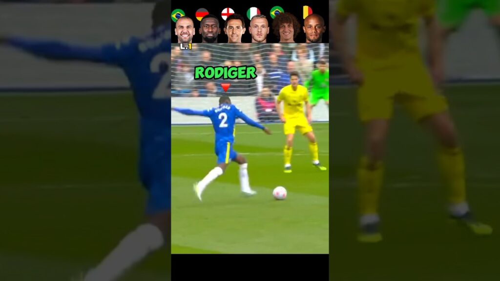 D.Alves VS Rodiger VS Charlie VS Dimarco VS D.Luiz VS Kompany 🤯🚀 Defenders Shot Challenge