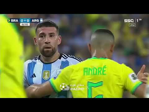 Argentina vs Brazil 1-0 | Nicolas Otamendi goal |  World Cup Qualifiers 2023