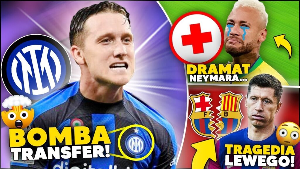 WOW! Zieliński W INTERZE MEDIOLAN! TRAGEDIA Lewandowskiego... Neymar PŁACZE Z BÓLU!