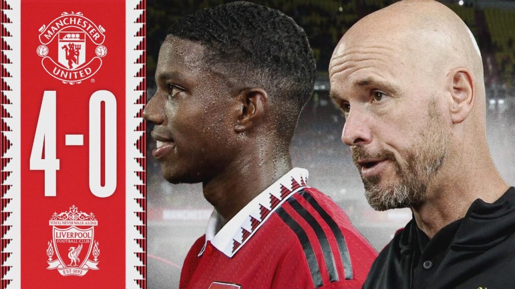 Erik ten Hag & Tyrell Malacia React To 4-0 Win! | Man Utd 4-0 Liverpool