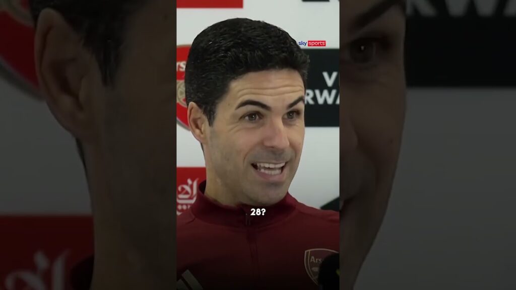 "Mamma mia!" 😂 Mikel Arteta enjoyed that stat... 👀