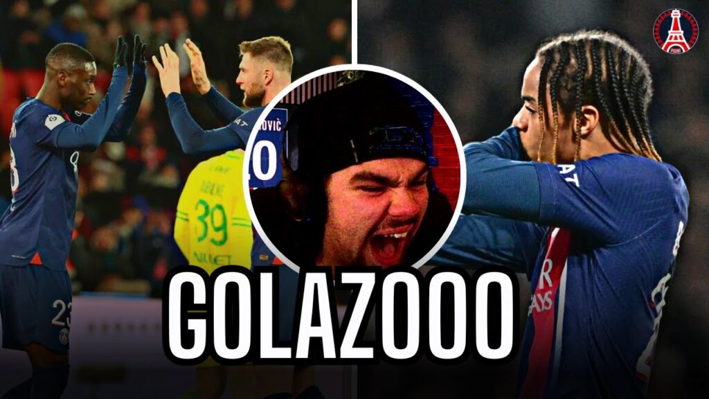 PSG 2-1 Nantes • GOAL REACTIONS [Ligue 1 Uber Eats] 🔥  Kang In-Lee Warren Zaire Emery Vitinha