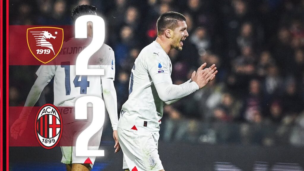 Jović salvages a point at the death | Salernitana 2-2 AC Milan | Highlights Serie A