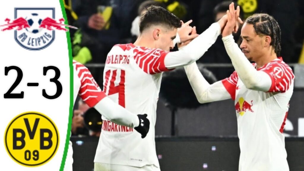 Dortmund vs RB Leipzig 2-3 Yussuf Poulsen Goal | Niclas Füllkrug Goal and Extended Highlights.