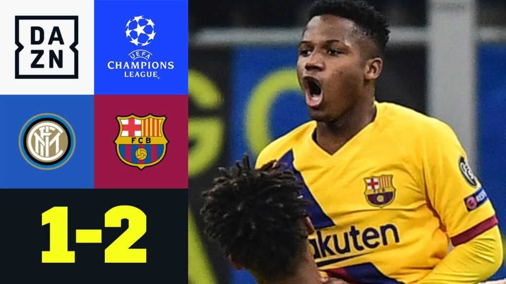 Ansu Fati trifft spät und hilft dem BVB: Inter - Barcelona 1:2 | UEFA Champions League | DAZN