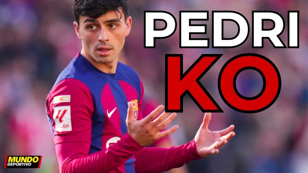 Pedri se lesiona de nuevo