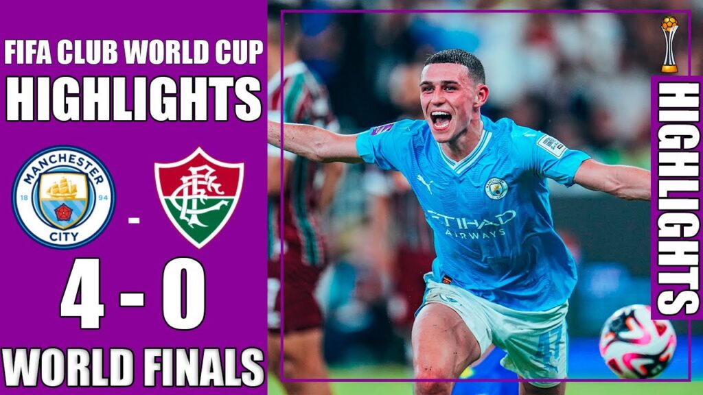 Phil Foden Goal vs Fluminense | Manchester City vs Fluminense 4-0 Highlights | FIFA Club World Cup