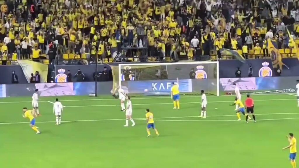 Cristiano Ronaldo, Sadio Mané,Laporte reaction to Alex Telles Volley Goal vs Al Ettifaq!!🇵🇹🤯⚽