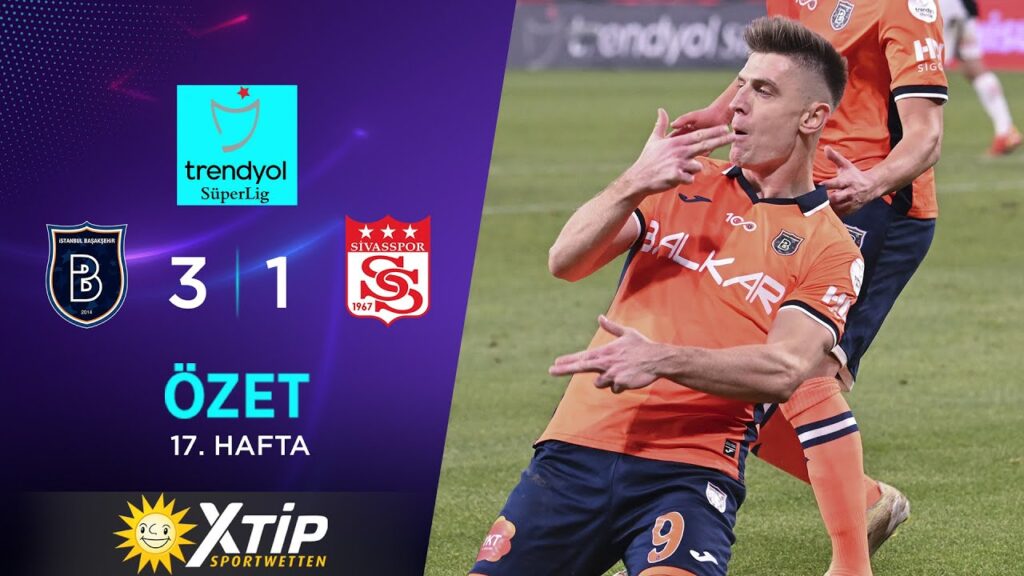 Merkur-Sports | R. Başakşehir (3-1) E. Y. Sivasspor - Highlights/Özet | Trendyol Süper Lig - 2023/24