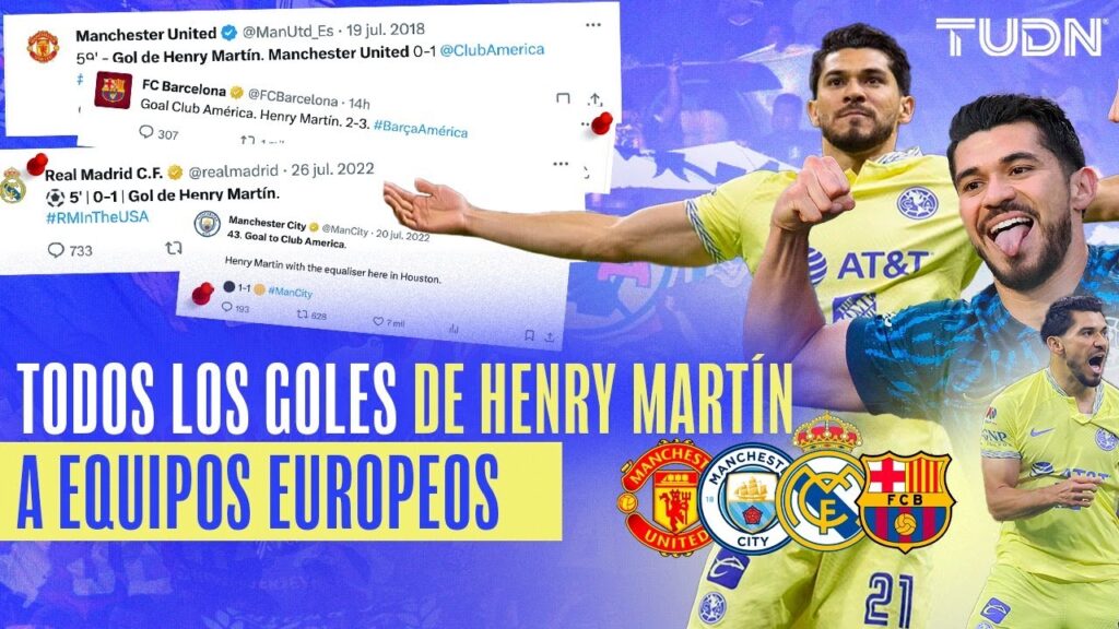 💣🦅 ¡BOMBA SUELTA! Los goles de Henry Martin a equipos EUROPEOS! | TUDN