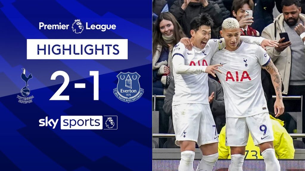 Spurs HANG ON for the win as Toffees winning streak ends✨ | Tottenham 2-1 Everton | EPL Highlights