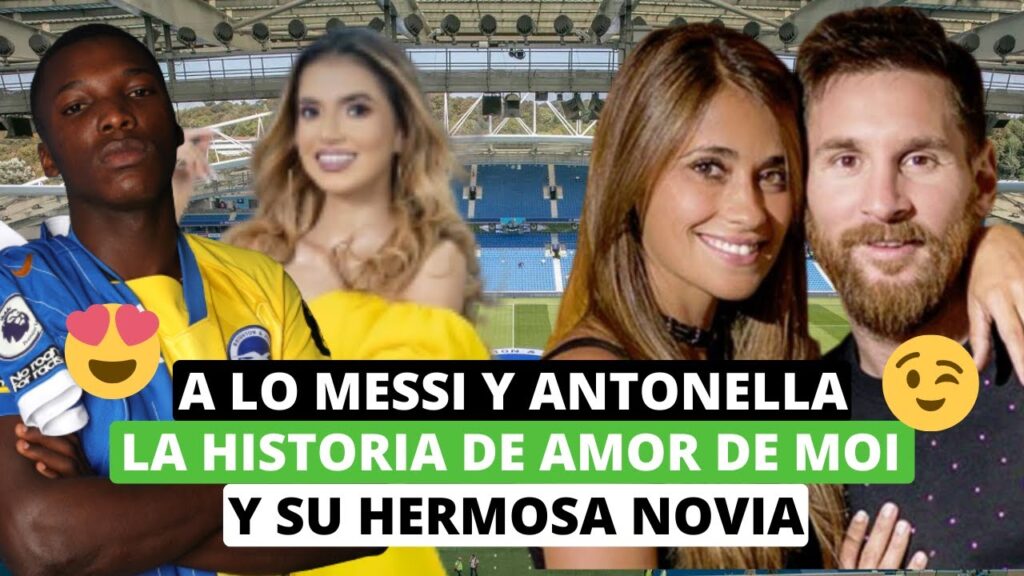 🚨A lo Messi y Antonella la historia de amor 😍de Moisés Caicedo y su hermosa novia🥰