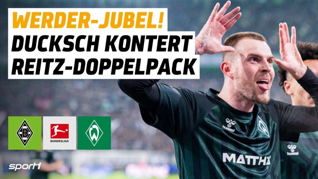 Borussia Mönchengladbach - SV Werder Bremen | Bundesliga Tore und Highlights 15. Spieltag